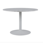 Eettafel Marmer – Ø 110 cm – Wit  By fonQ